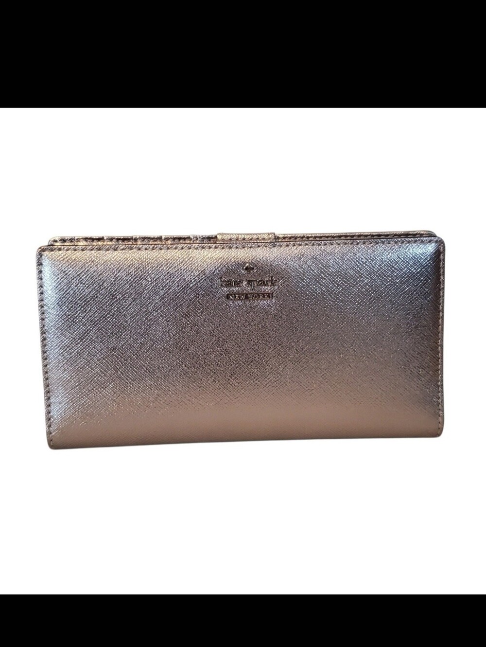 Kate Spade Silver Metallic Wallet